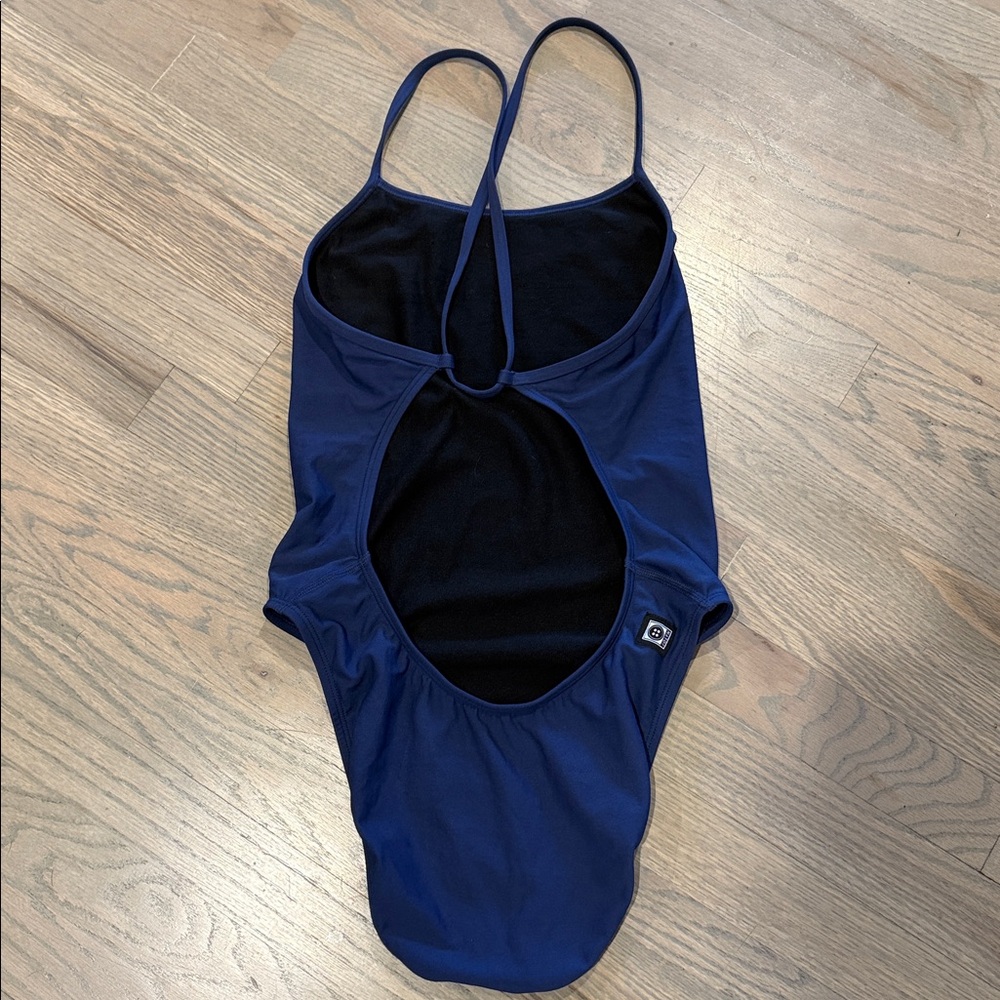 Jolyn Brandon 2 Navy & Black one piece Swimsuit
